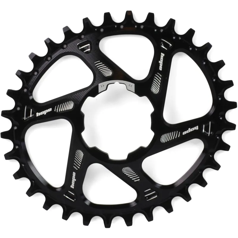 Hope Oval Spiderless Retainer Chainring Boost - Black